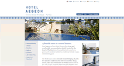 Desktop Screenshot of aegeonhotel.com